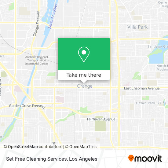 Mapa de Set Free Cleaning Services