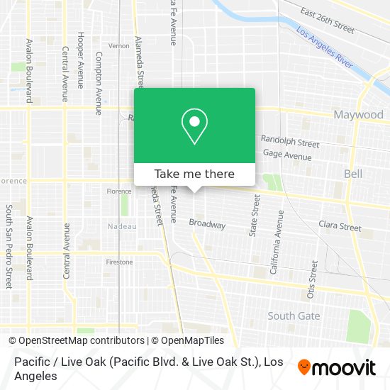 Mapa de Pacific / Live Oak (Pacific Blvd. & Live Oak St.)