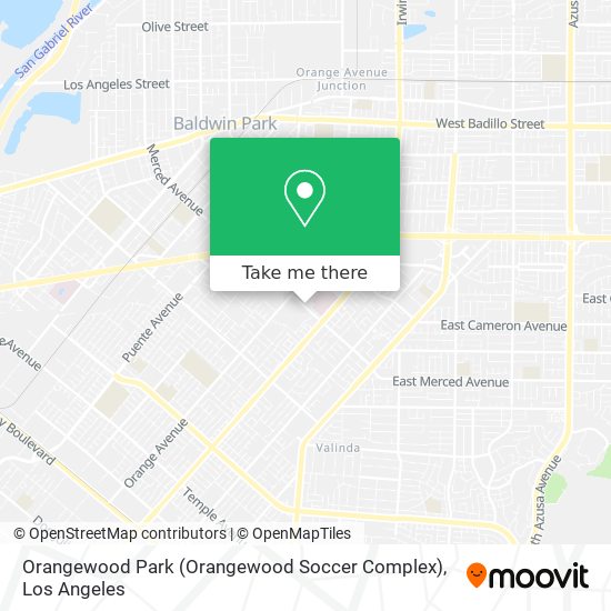 Orangewood Park (Orangewood Soccer Complex) map