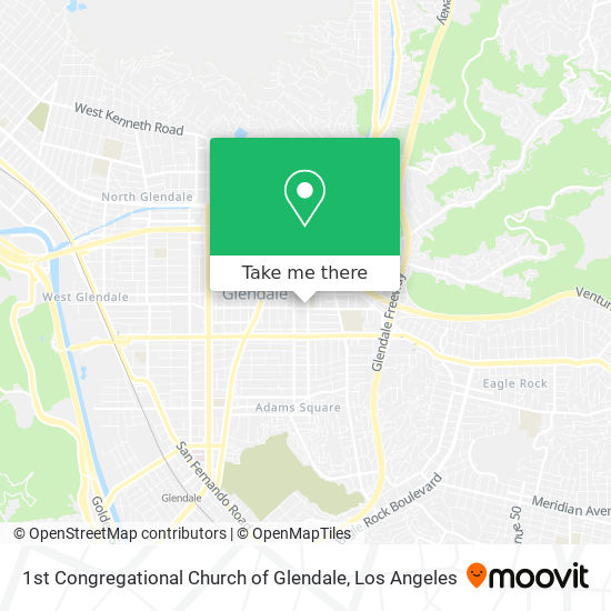 Mapa de 1st Congregational Church of Glendale