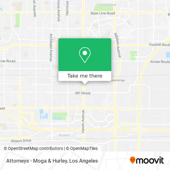 Attorneys - Moga & Hurley map