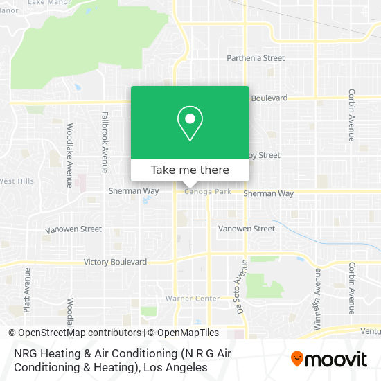 Mapa de NRG Heating & Air Conditioning (N R G Air Conditioning & Heating)