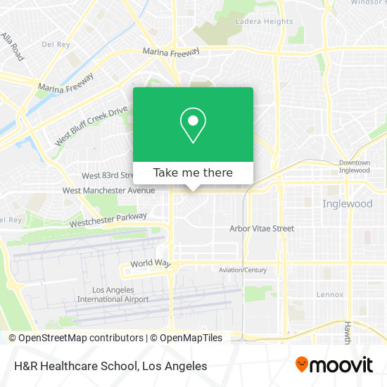 Mapa de H&R Healthcare School
