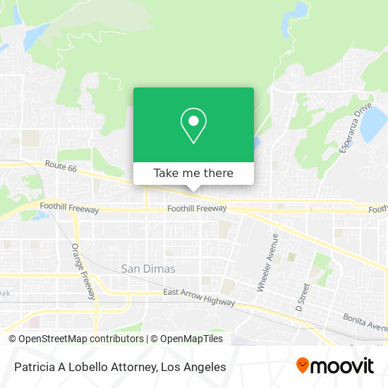 Patricia A Lobello Attorney map