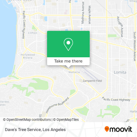 Mapa de Dave's Tree Service