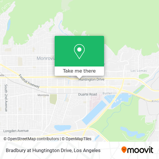 Bradbury at Hungtington Drive map