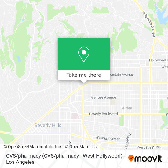 CVS / pharmacy (CVS / pharmacy - West Hollywood) map