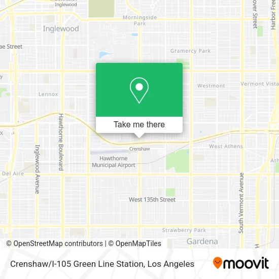 Mapa de Crenshaw / I-105 Green Line Station