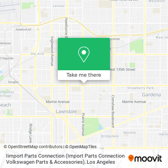 Mapa de Iimport Parts Connection (Import Parts Connection Volkswagen Parts & Accessories)