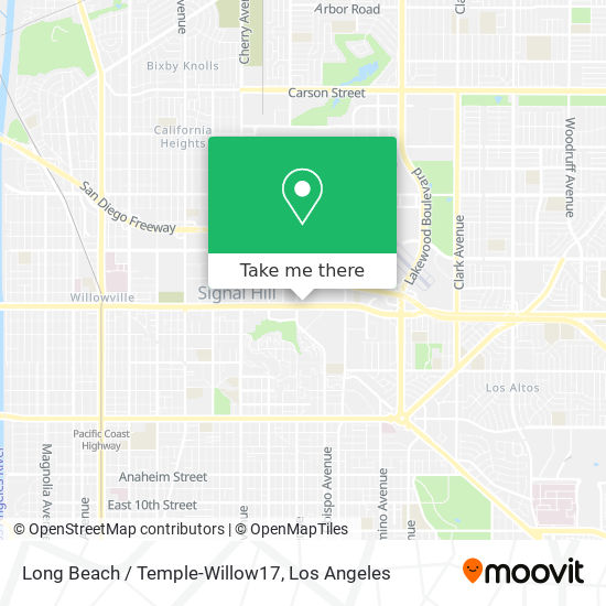 Mapa de Long Beach / Temple-Willow17