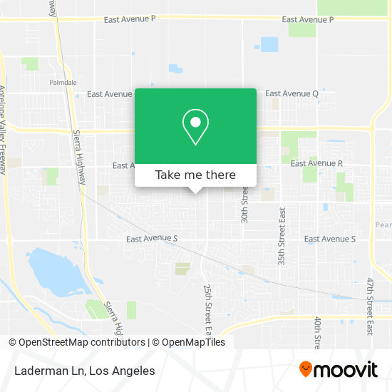 Laderman Ln map