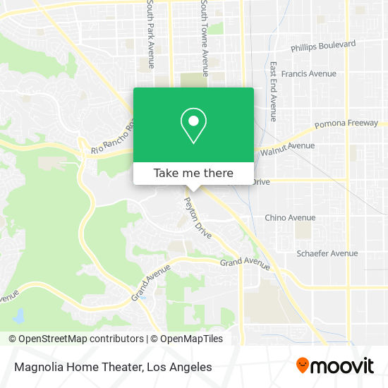 Mapa de Magnolia Home Theater