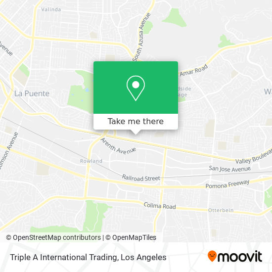 Triple A International Trading map