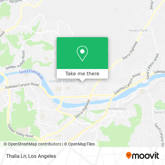 Thalia Ln map