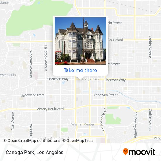 Canoga Park map