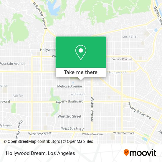 Mapa de Hollywood Dream