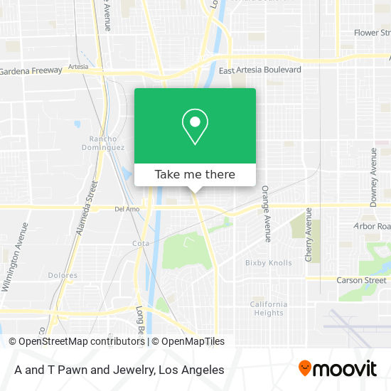 A and T Pawn and Jewelry map