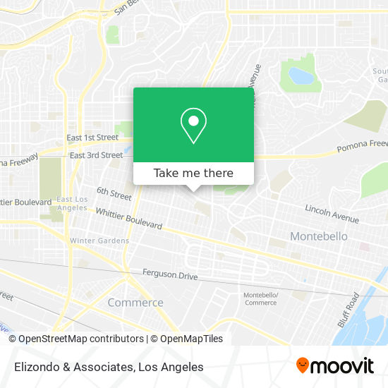 Elizondo & Associates map