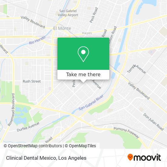 Clinical Dental Mexico map