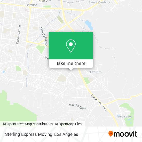 Sterling Express Moving map