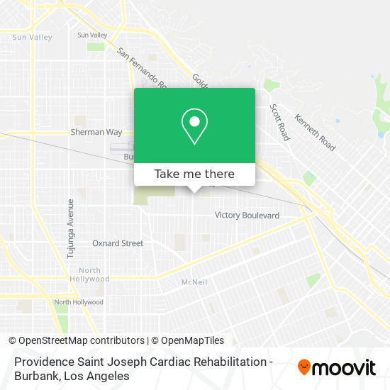 Providence Saint Joseph Cardiac Rehabilitation - Burbank map