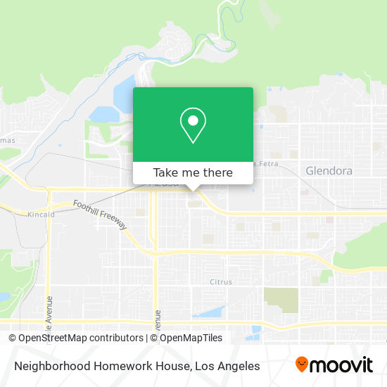 Mapa de Neighborhood Homework House