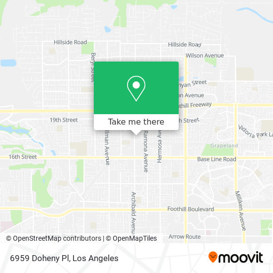 6959 Doheny Pl map