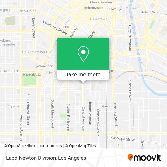 Lapd Newton Division map