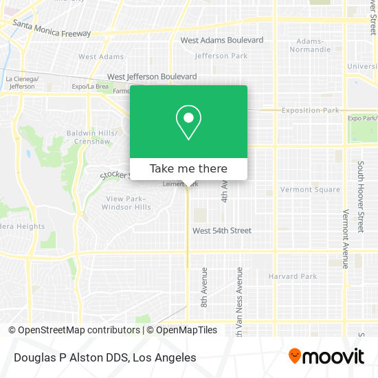 Douglas P Alston DDS map