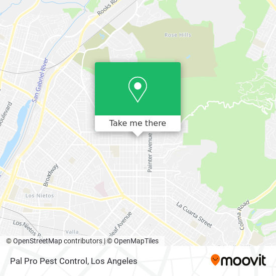 Pal Pro Pest Control map