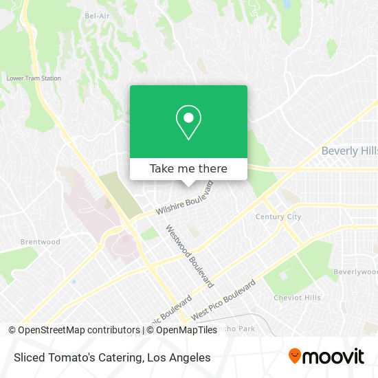 Sliced Tomato's Catering map