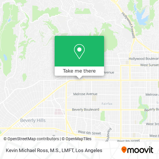 Kevin Michael Ross, M.S., LMFT map