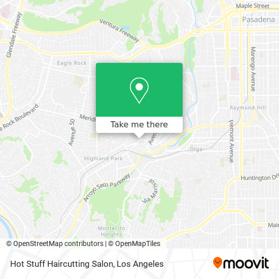 Mapa de Hot Stuff Haircutting Salon