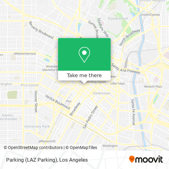 Parking (LAZ Parking) map