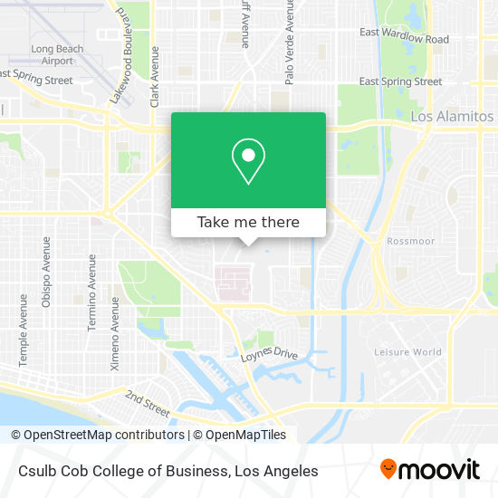 Csulb Cob College of Business map