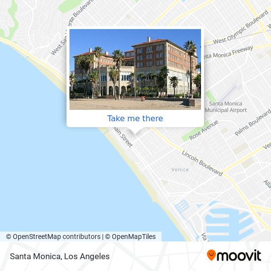Santa Monica map