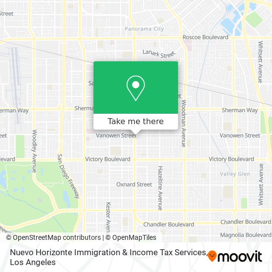 Mapa de Nuevo Horizonte Immigration & Income Tax Services