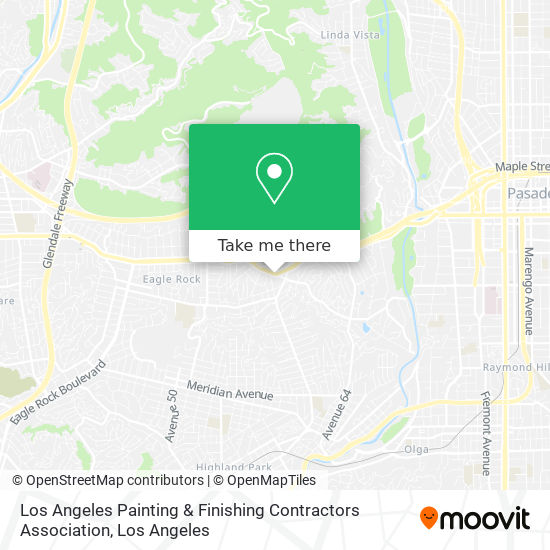 Mapa de Los Angeles Painting & Finishing Contractors Association