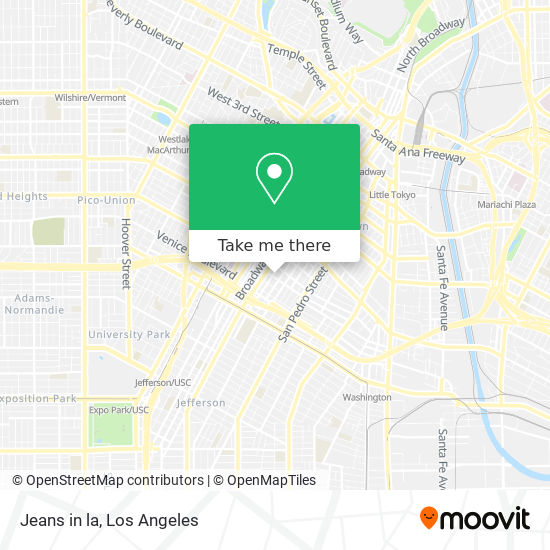 Jeans in la map