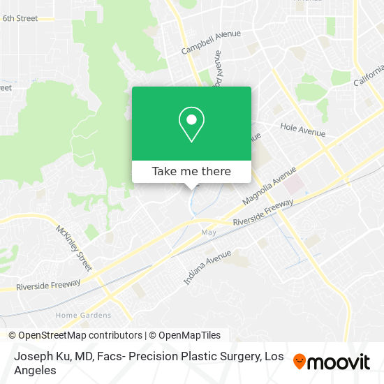 Joseph Ku, MD, Facs- Precision Plastic Surgery map