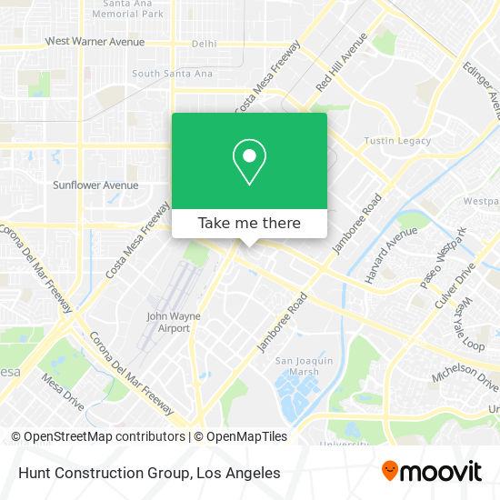 Hunt Construction Group map