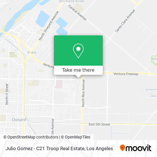 Julio Gomez - C21 Troop Real Estate map