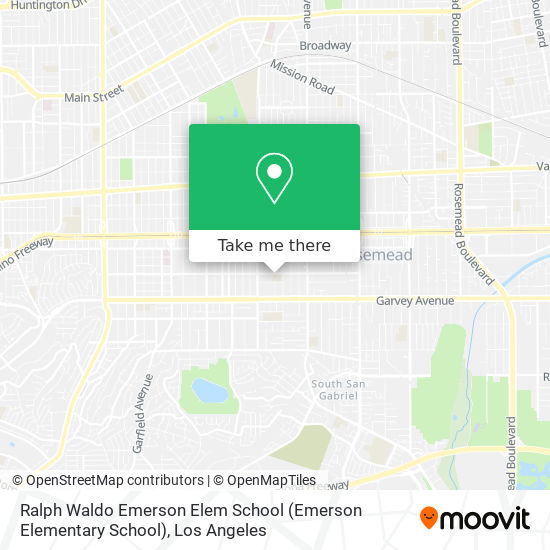 Ralph Waldo Emerson Elem School (Emerson Elementary School) map