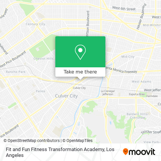 Mapa de Fit and Fun Fitness Transformation Academy