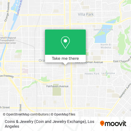 Mapa de Coins & Jewelry (Coin and Jewelry Exchange)