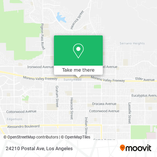 24210 Postal Ave map