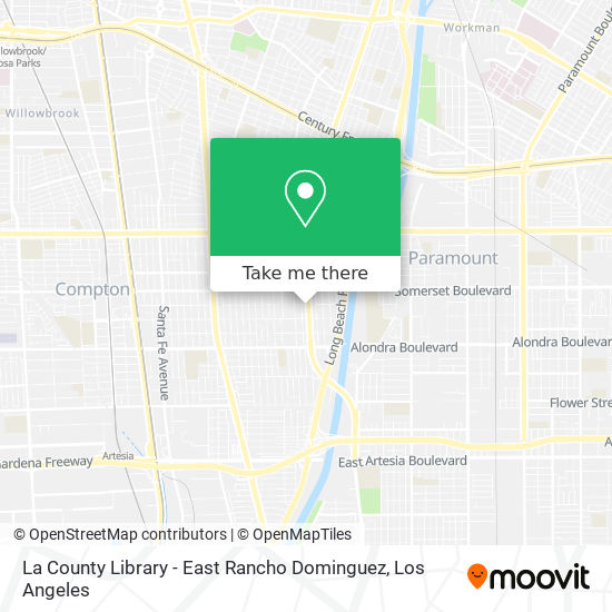 La County Library - East Rancho Dominguez map