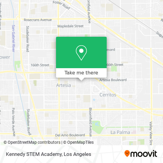 Mapa de Kennedy STEM Academy