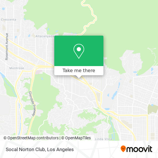 Mapa de Socal Norton Club