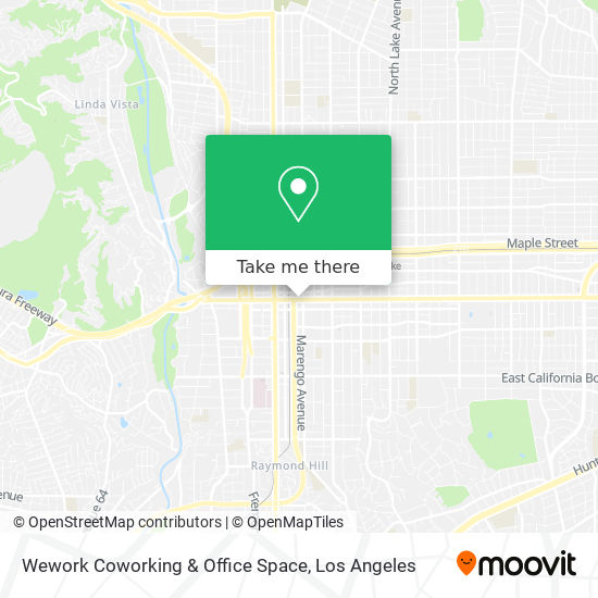 Wework Coworking & Office Space map